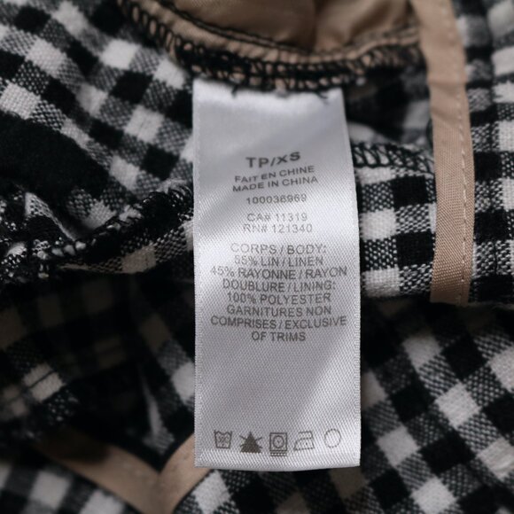 Dynamite's Women Checkered Black and White Shorts with Belt, size Extra Small - Picture 10 of 10